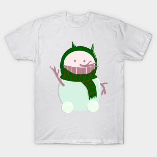 Unique desings referring to the christmas season- Snowman T-Shirt